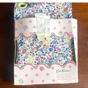 Cath Kidston New Carnival Parade Travel Pouch & Hand Cream